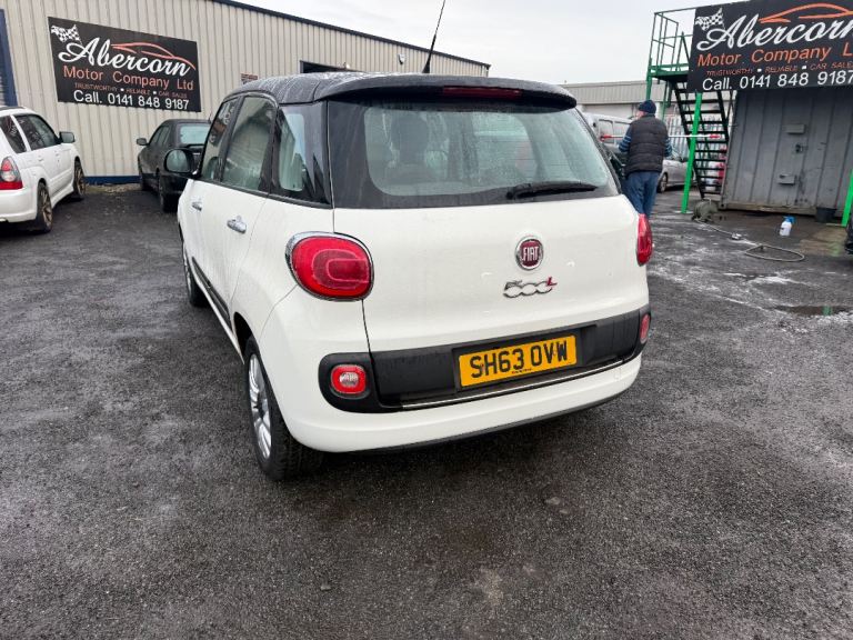 2013(63) Fiat 500L MPV 1.4 Petrol 95,000 Miles MOT'd 25/3/26 , White with black Roof A