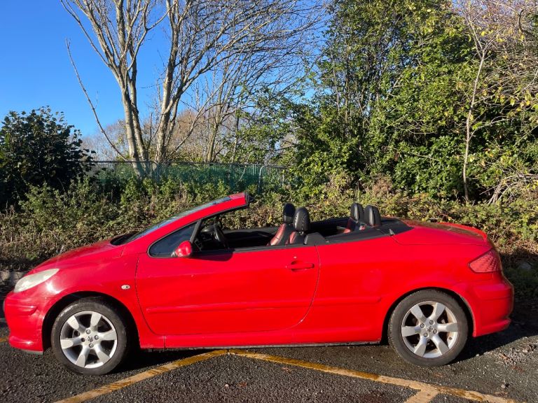 PEUGEOT 307 1.6 CC ALLURE CONVERTIBLE 08 REG FULL LEATHER 10 MONTHS MOT LOW INSURANCE 40+MPG