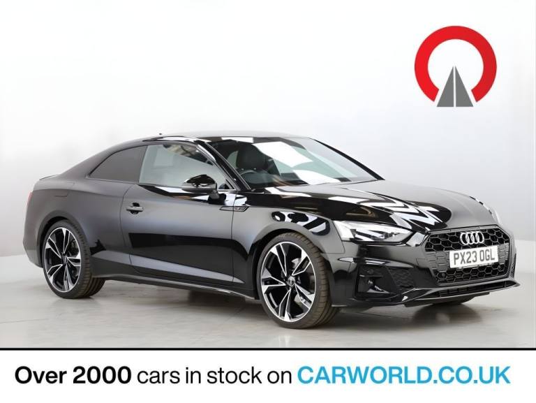 2023 Audi A5 2.0 TFSI 35 Black Edition Coupe 2dr Petrol S Tronic Euro 6 (s/s) (150 ps) Coupe Petr...