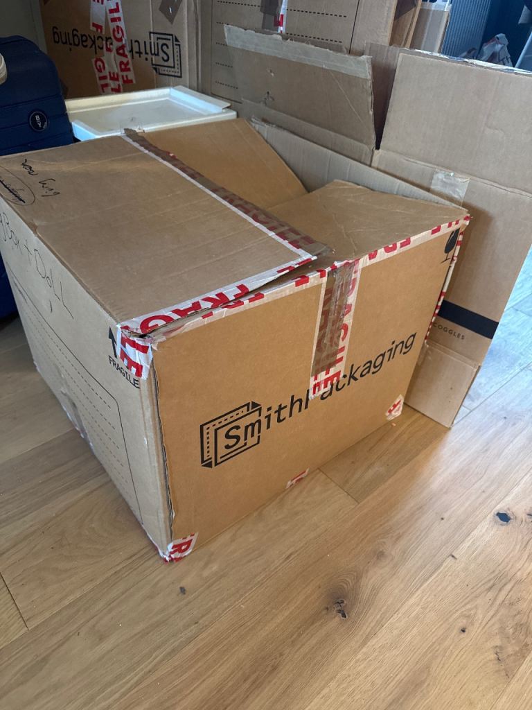 Cardboard boxes