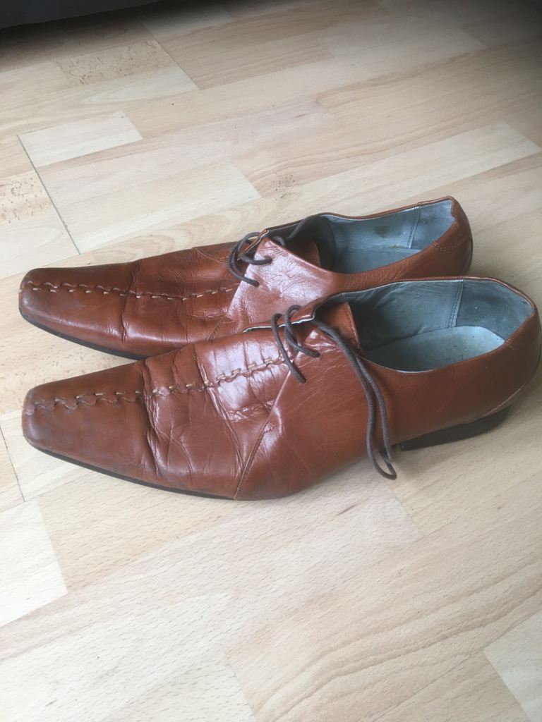 2 pairs of mens shoes size 8