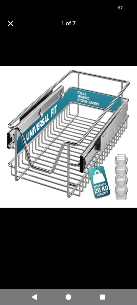 Telescopic Drawers x4