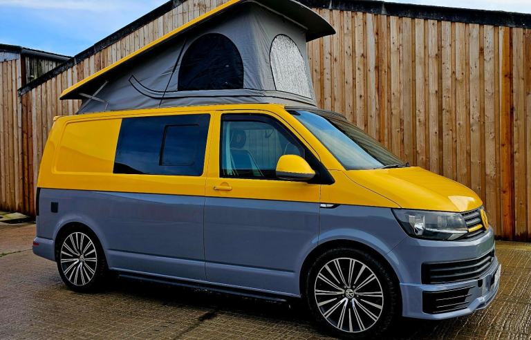 VW T6 pop top Welsh Coast camper 2017 4 berth 135k SWB