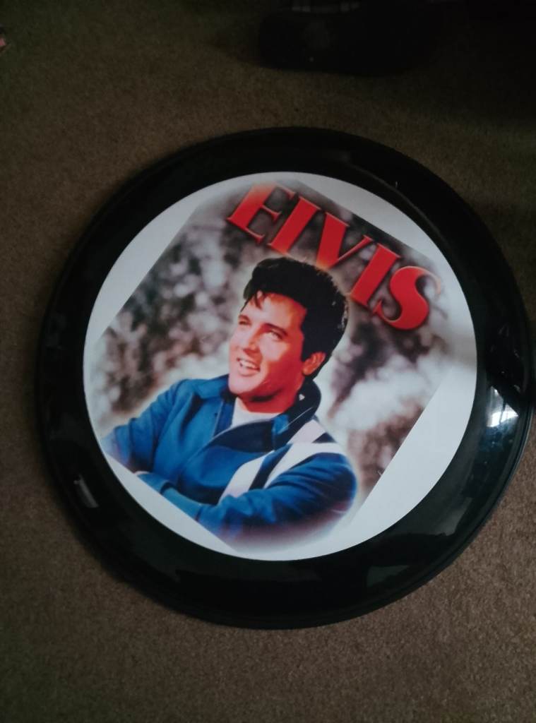 Rare Elvis Presley spare wheel cover