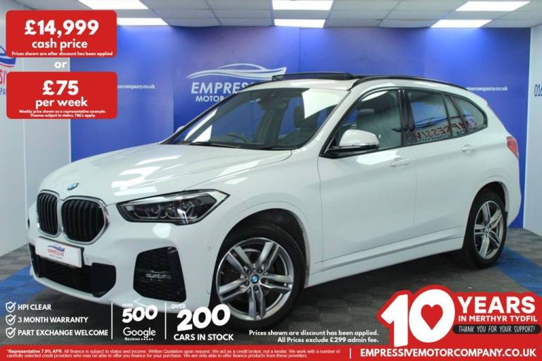 2019 69 BMW X1 2.0 18D M SPORT SUV 5DR DIESEL AUTO SDRIVE EURO 6 (S/S) (150 PS)