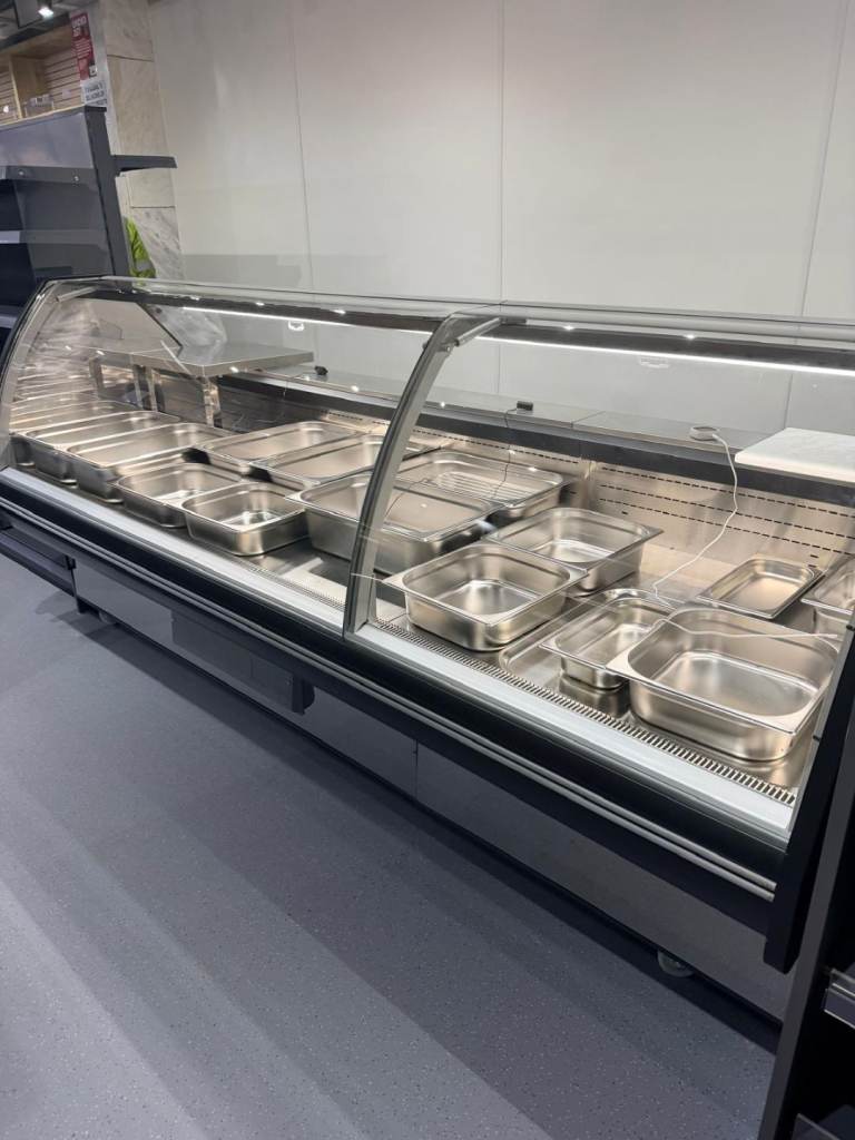 Butcher display fridge meat display fridge kebab fridge display serve over