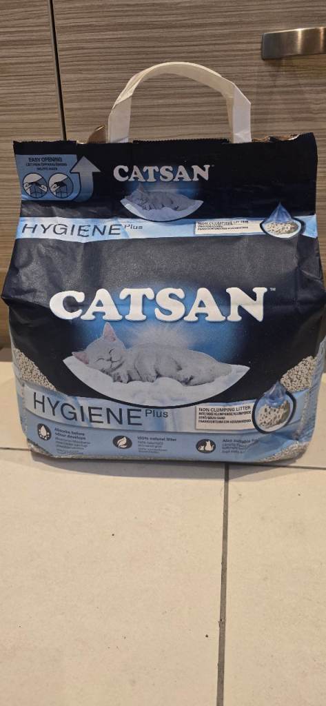 CATSAN HYGIENE PLUS 10L. NEW UNOPENED