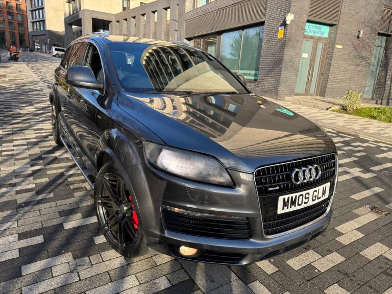 2009 AUDI Q7 3.0 TDI QUATTRO S LINE  TIPTRONIC AUTO DIESEL 7 SEATER 5dr GREY 
