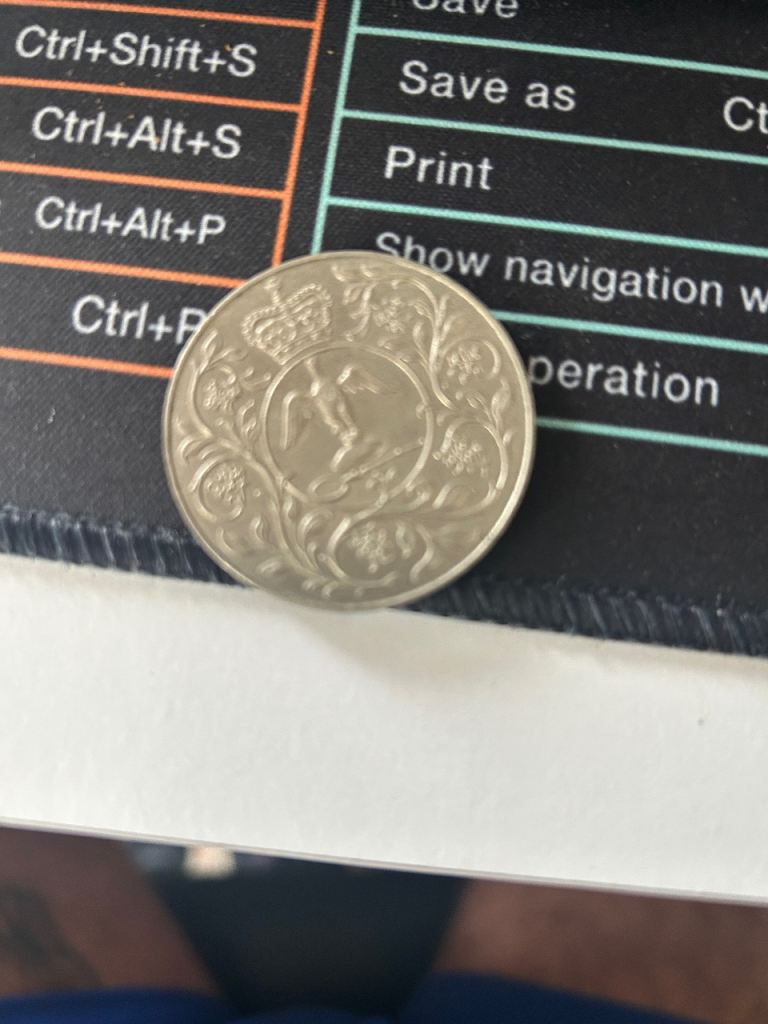 Silver Jubilee crown coin 1977