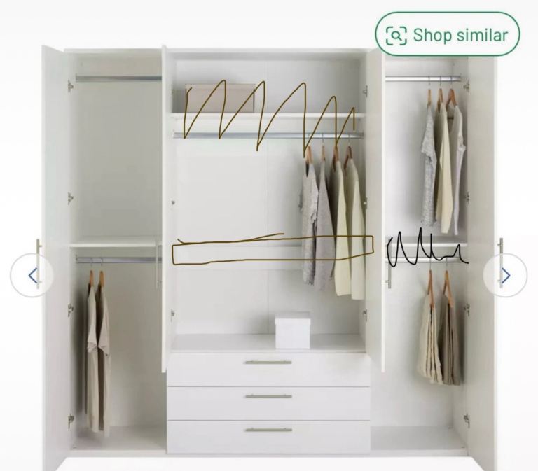 big wardrobe! 