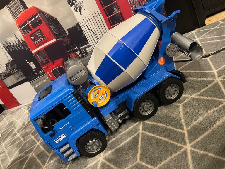 Monster truck , cement mixer & cat truck 