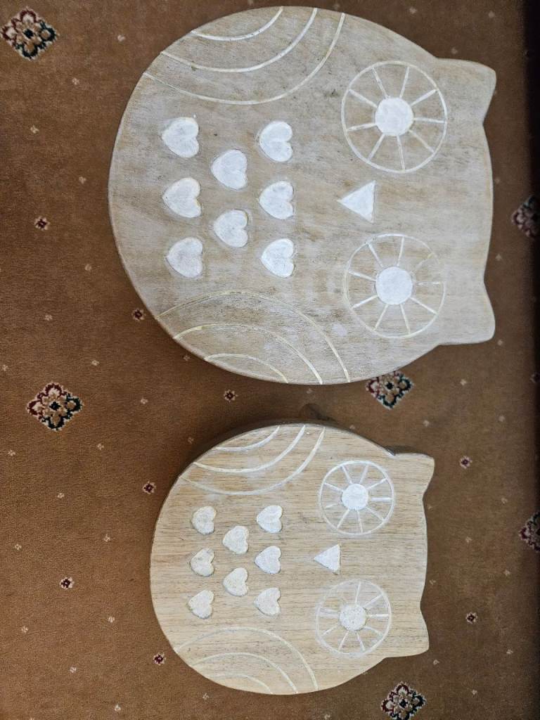Rustic side tables/stools
