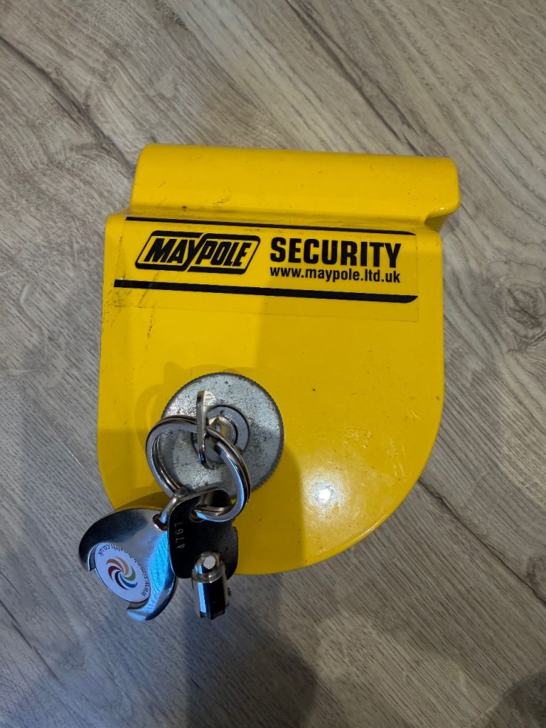 Maypole caravan hitch lock 
