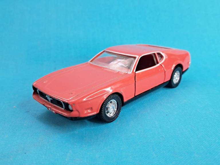 Vintage Red Ford Mustang Toy Car - Good Condition