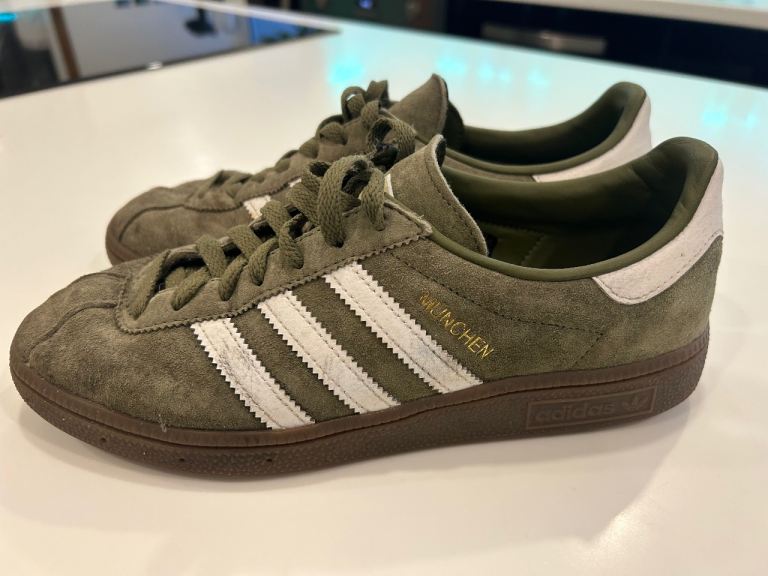 Adidas Munchen Trainers (uk6) Green 