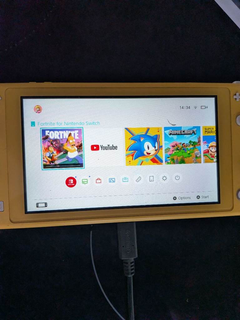 Nintendo Switch Lite - Yellow, Good Condition