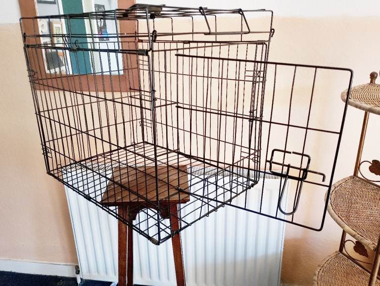 large black animal cage  