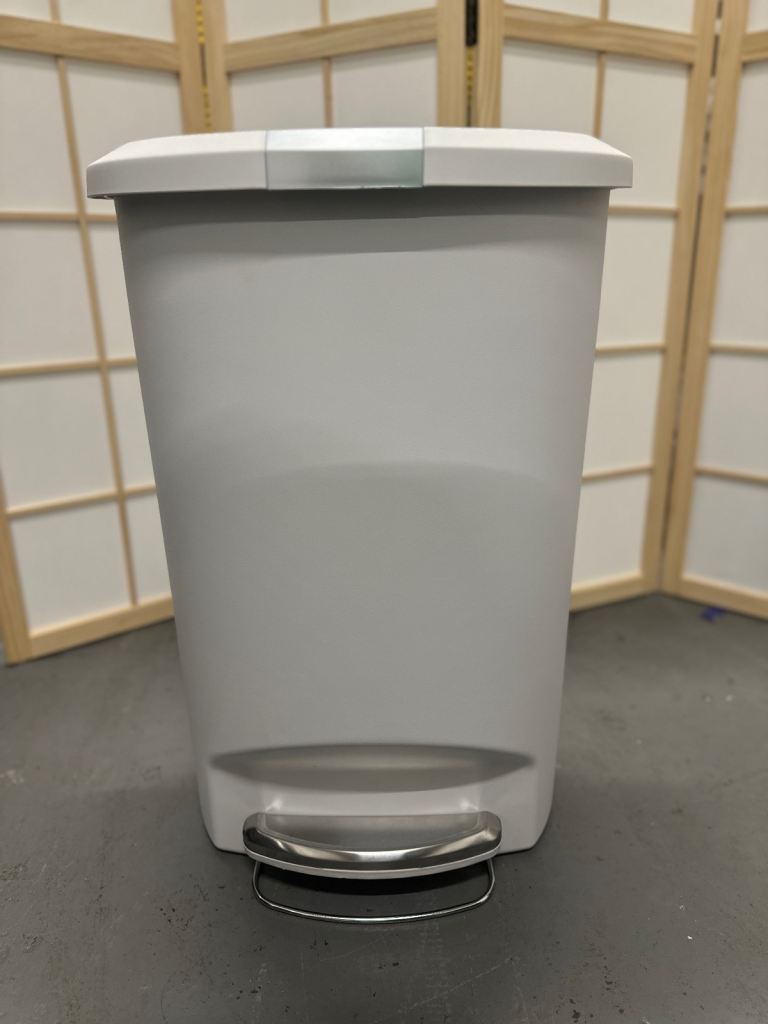 simplehuman CW1356 50L Semi-Round Kitchen Pedal Bin with Lid Lock