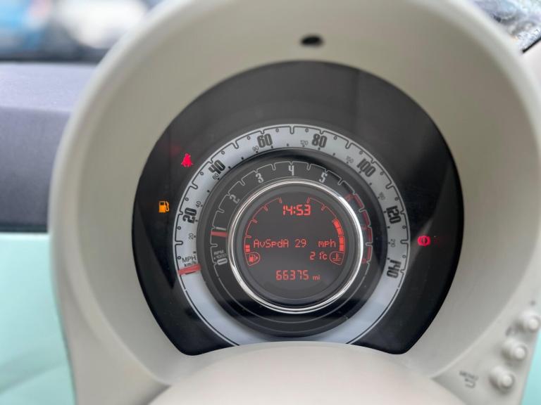 2016 Fiat 500 1.2 Pop Euro 6 (s/s) 3dr HATCHBACK Petrol Manual