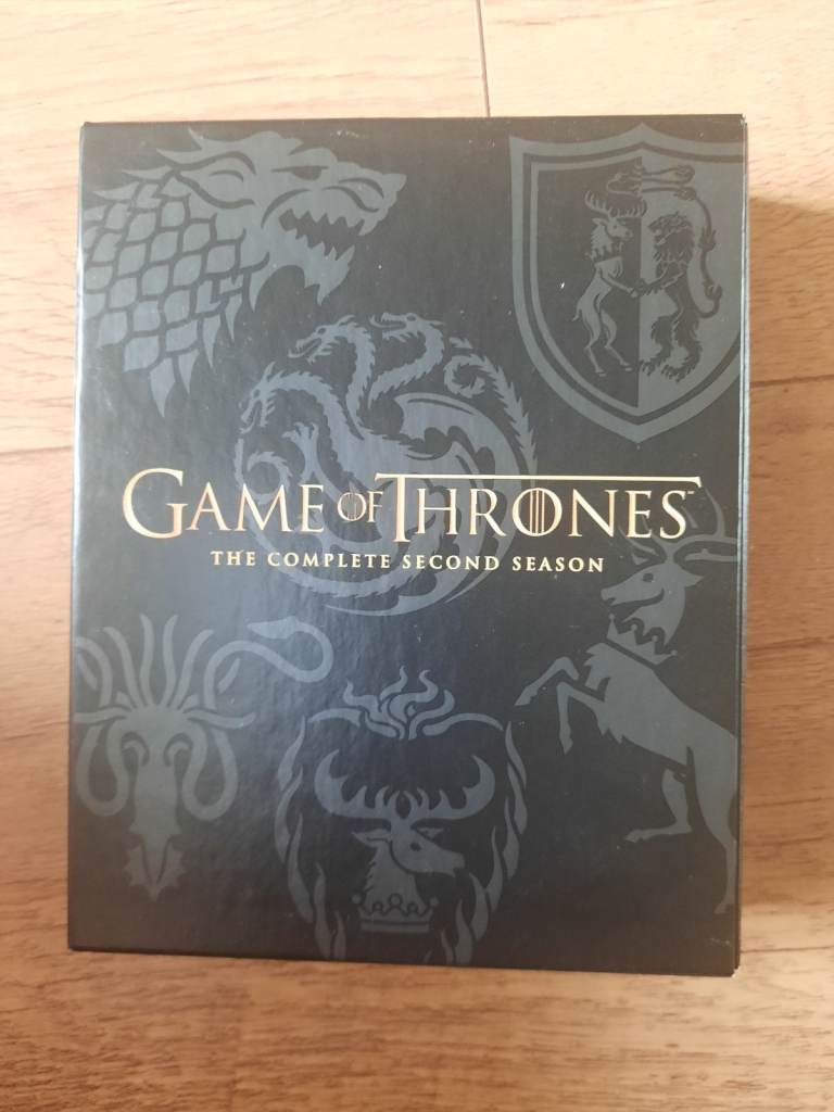 Game of Thrones box set. Complete 2nd series. 5 discs.