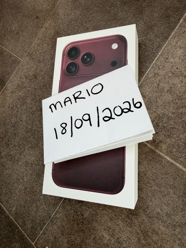 **SOLD SOLD** 🍎 IPHONE 18 PRO / 256GB / BURGUNDY/ 256GB / BRAND NEW SEALED BOX