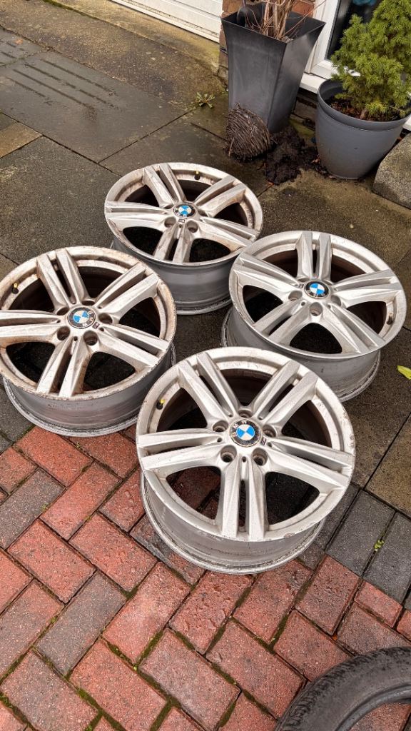 Genuine Staggered BMW 1 Series F20 F21 2 Series F22 F23 18” Alloy Wheels 386M