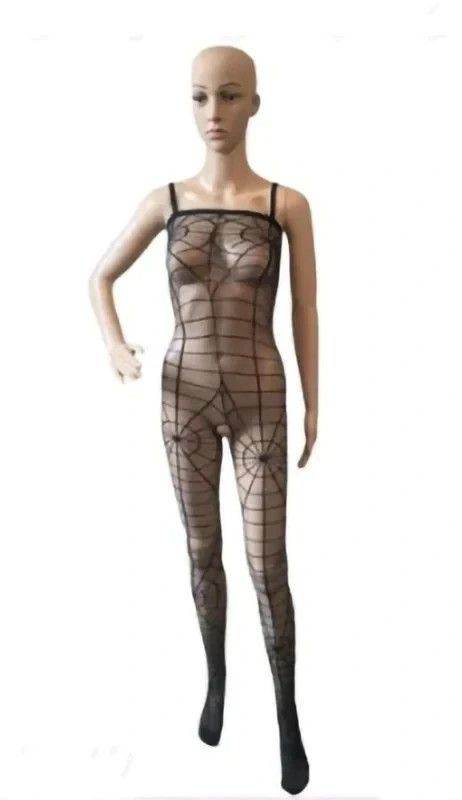 Ladies sexy goth style bodysuit valentines halloween lingerie one size fits all