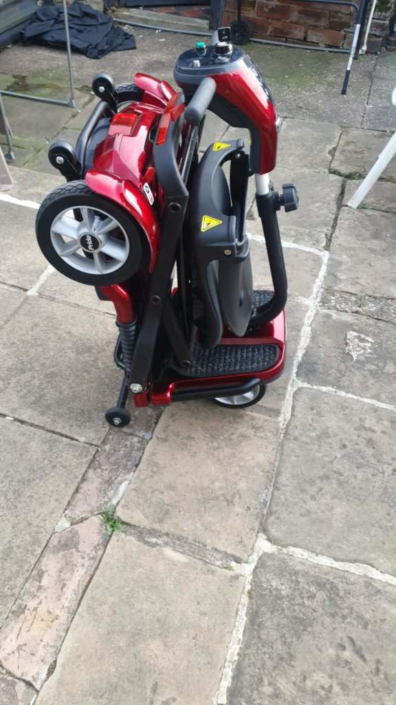 Mobility scooter fold 