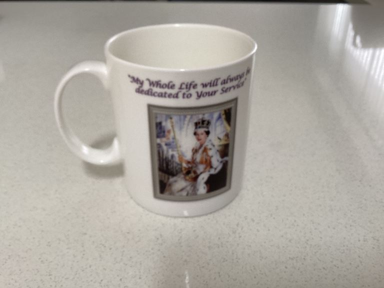 Queen Elizabeth II Commemorative Mug - As Good As New