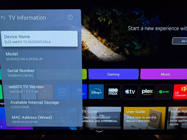 LG OLED42C44LA 42 4K Smart OLED TV £400