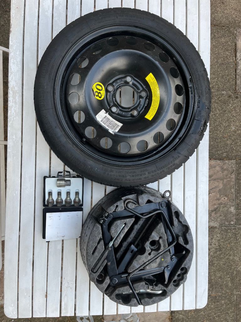 Vauxhall Meriva B 16” Space Saver Wheel & Tool Kit