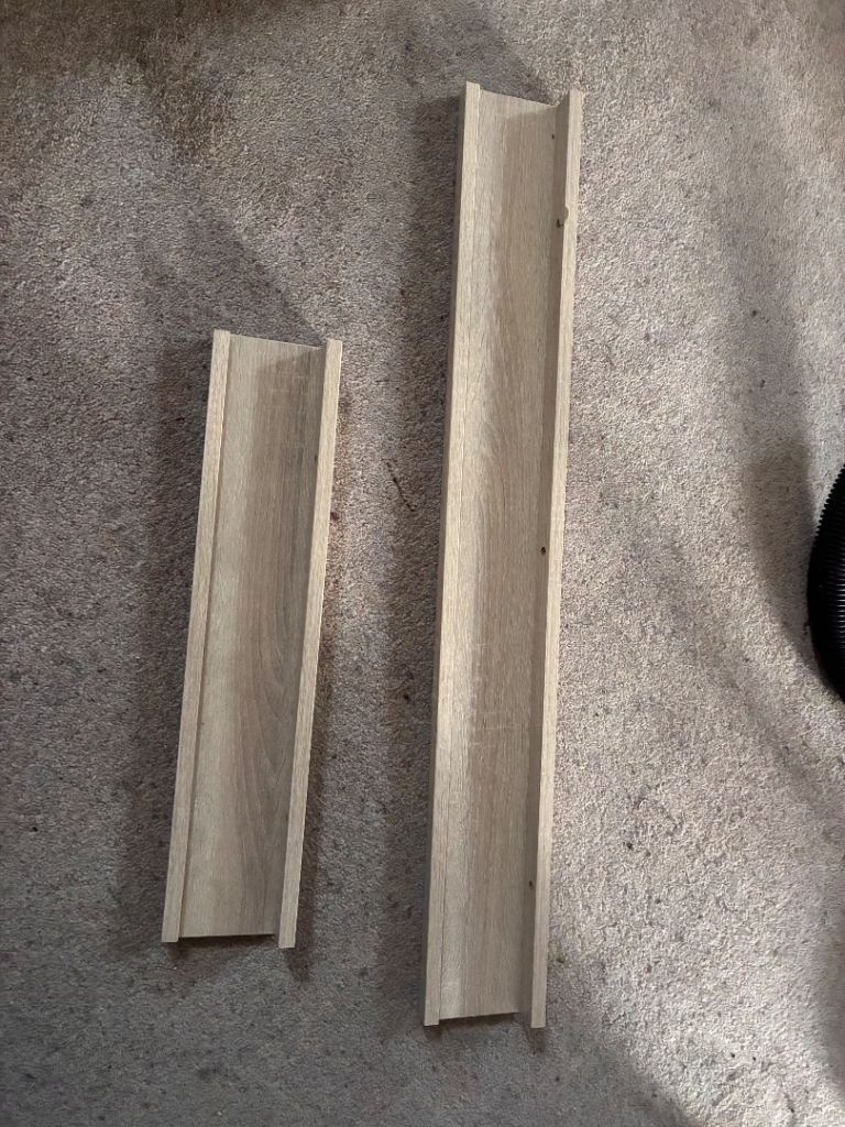 Two ikea thin shelves good condition and quality 