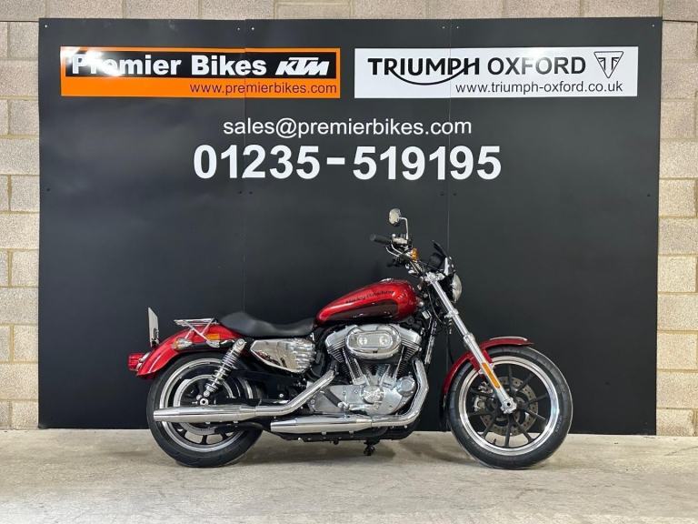 STUNNING LOW MILEAGE 2018/18 HARLEY-DAVIDSON XL 883 L SUPERLOW MOTORCYCLE 