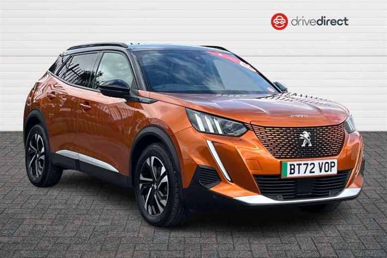  Peugeot E-2008 50kWh GT SUV 5dr Electric Auto (7kW Charger) (136 ps) SUV Electric Automatic