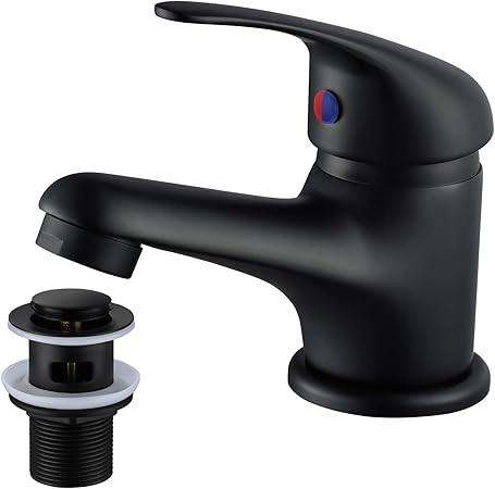 image for Black Basin Mixer Tap