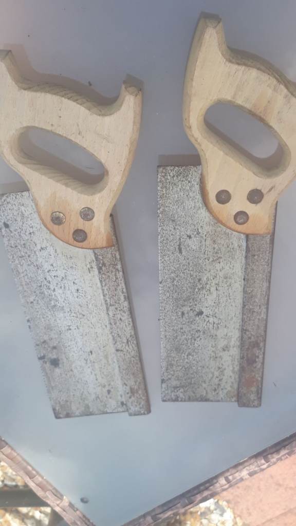 Spear and Jackson tenon hand saws ( 1 left)