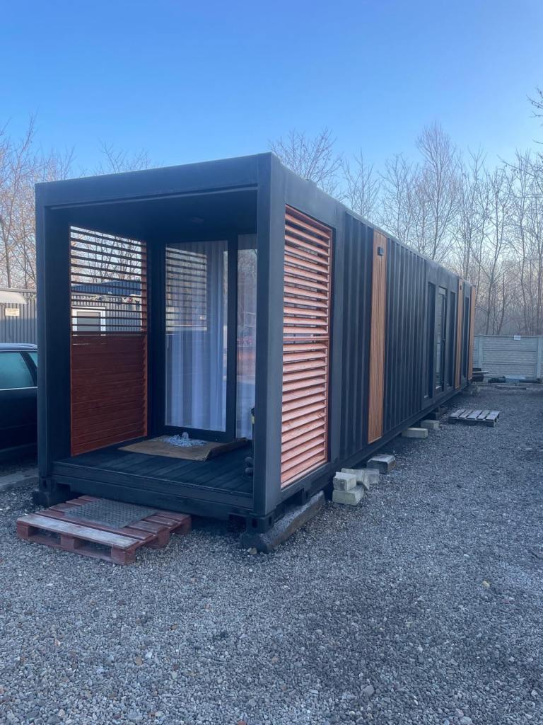 Modern container home apartment office room
