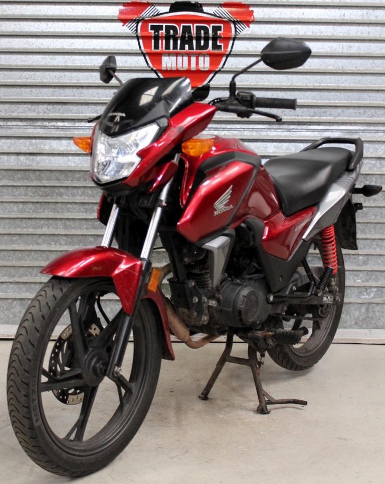 2022 22 HONDA CBF 125 M-M CB 125 F CB125F RED HPI CLEAR TRADE SALE NEW MOT 6K