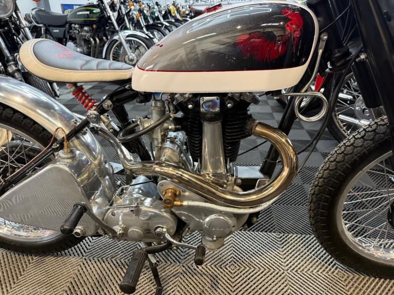 1948 BSA 499cc B33 'Big Red bobber ’ high quality build, outstanding 