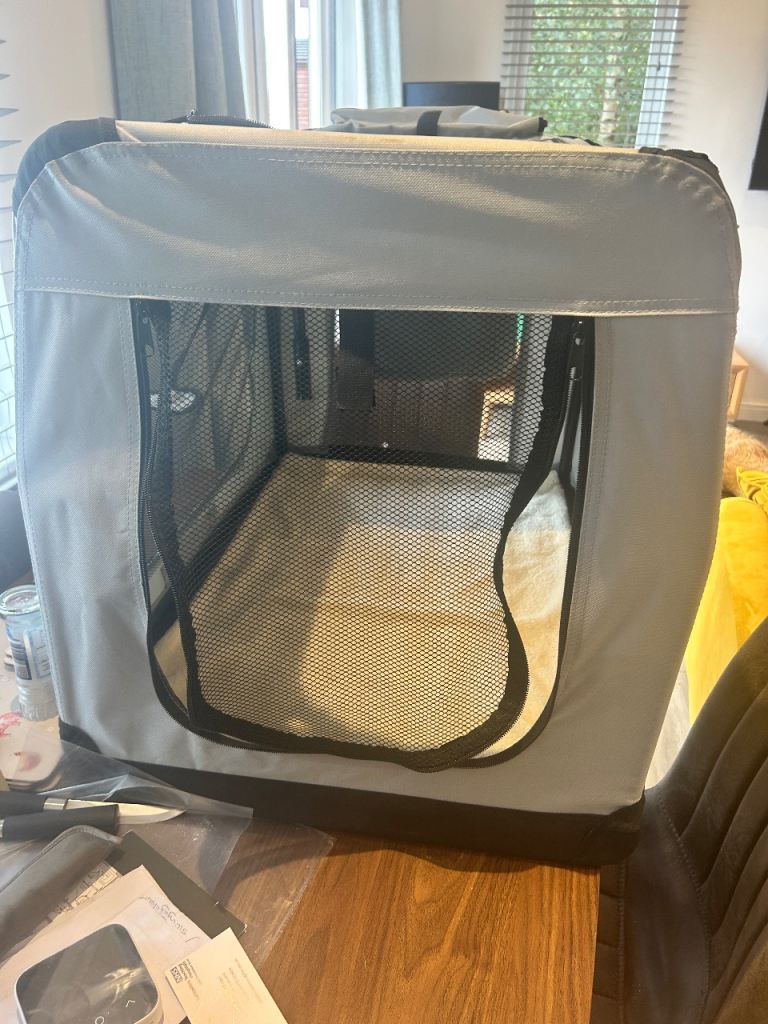 Soft-sided pet carrier or crate for small to medium pets