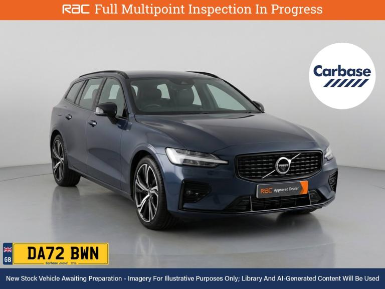 2022 Volvo V60 2.0h T6 Recharge 18.8kWh Plus Dark Estate 5dr Petrol Plug-in Hybrid Auto AW Estate...