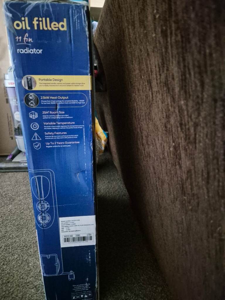 Russell hobbs 11 fin oil filled radiator