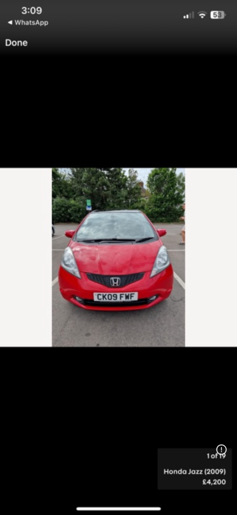 Honda, JAZZ, Hatchback, 2009, Semi-Auto, 1339 (cc), 5 doors