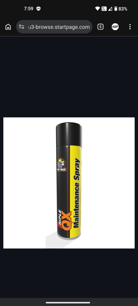 Triple qx maintenance spray 