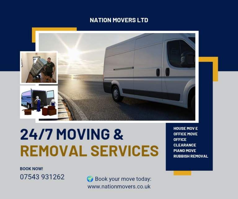 24/7 House Piano Furniture Moving Rubbish Removals IKEA Delivery Man and Van Hire Rubbish Removals 