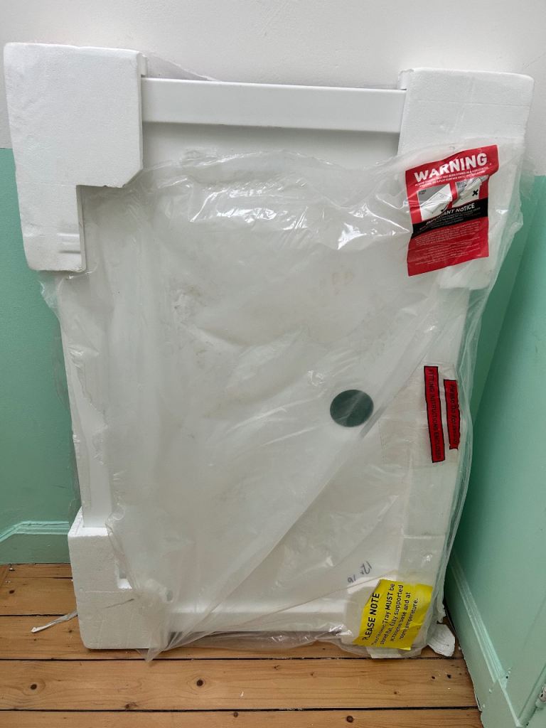 Shower tray 1200x760, never used 