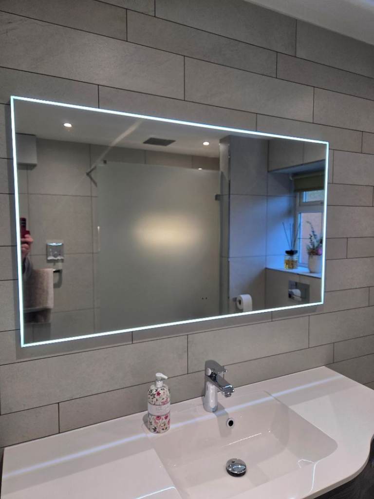 Led bathroom mirror.