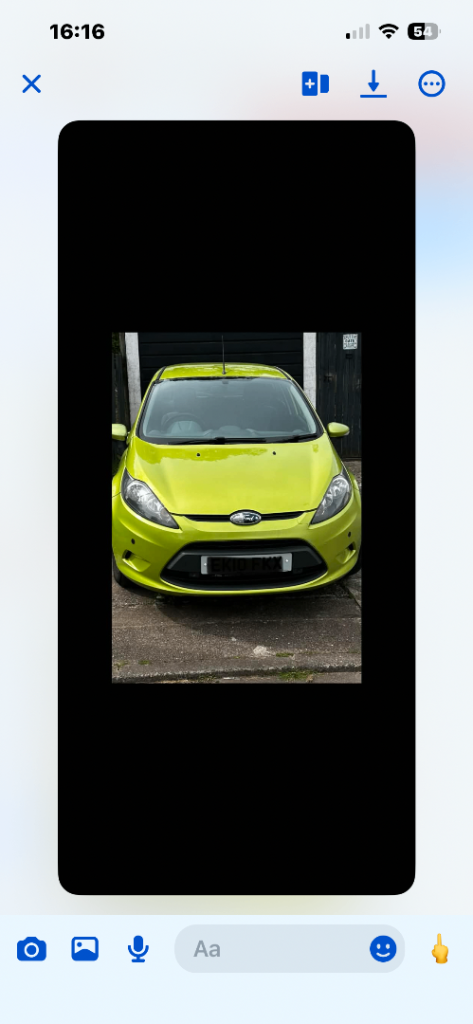 Ford, FIESTA, Hatchback, 2010, Manual, 1560 (cc), 5 doors