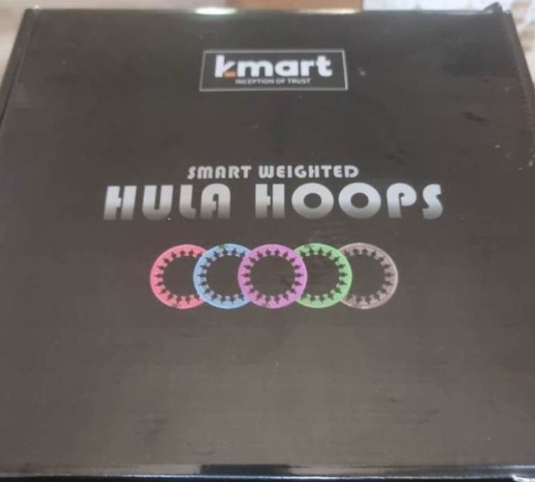 Kmart Smart Weighted Hula Hoops - New, Blue
