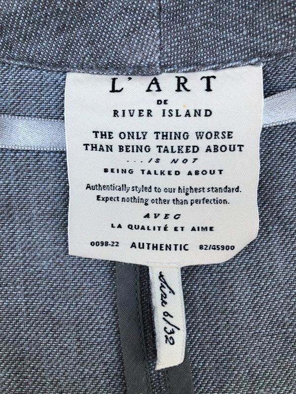 River Island - L'Art range - linen blazer / jacket UK 6 VGC ONO